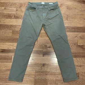 Flint and Tinder 365 pants, Sage, 34x32, Tapered fit